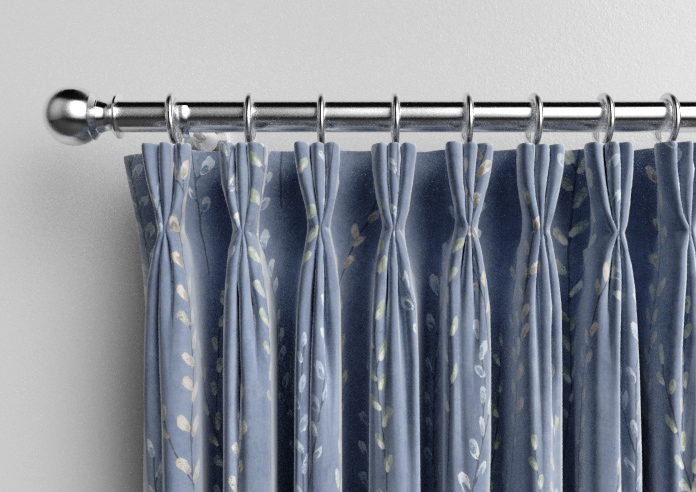 Willow Field, Indigo - Made to Measure Curtains - Image 11